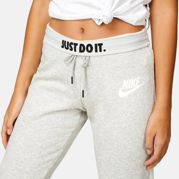 nike women's sportswear rally joggers grey